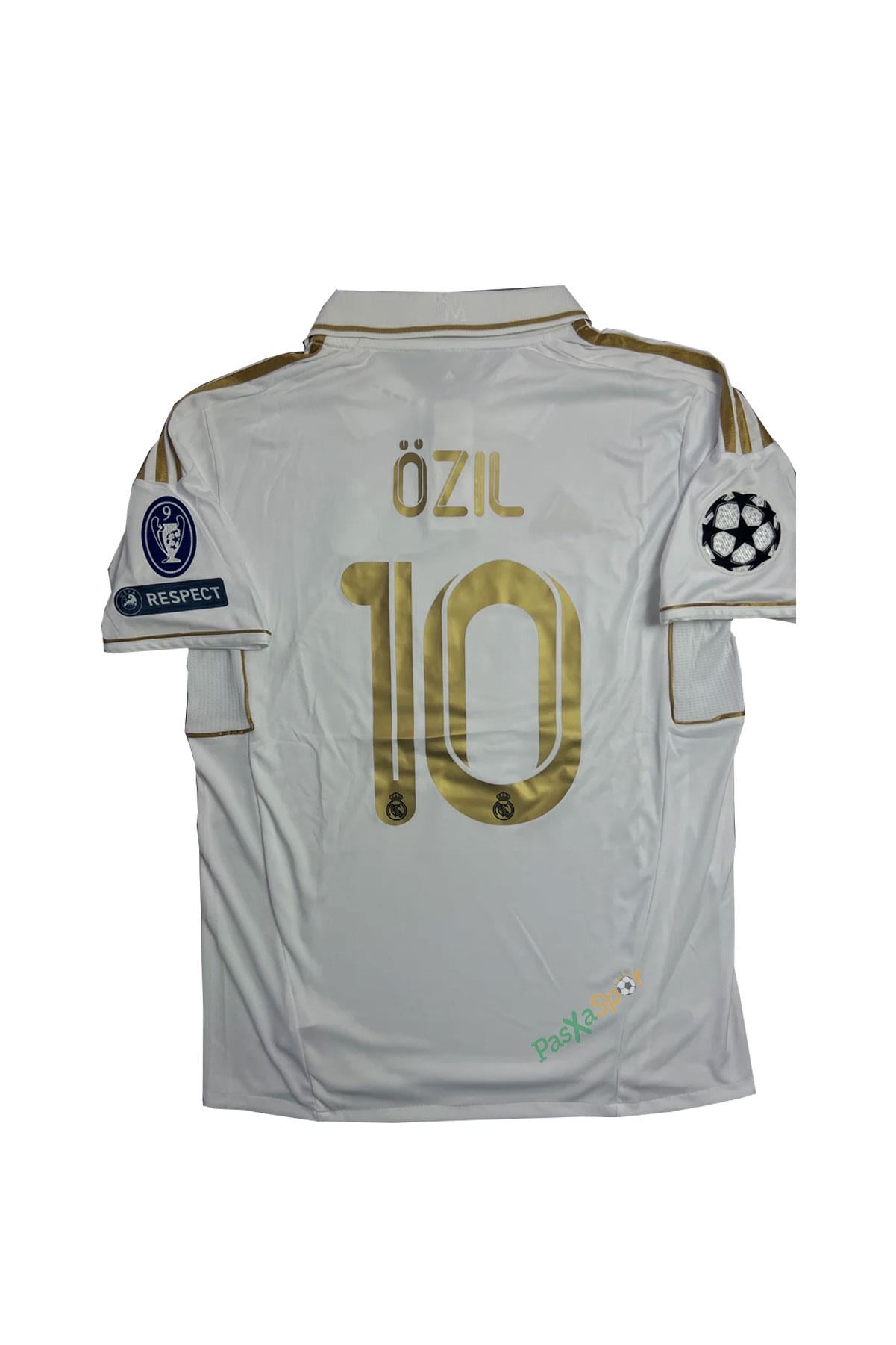 Real Madrid 2011-2012 İç Saha Özil Kısa Kolu Retro Forması