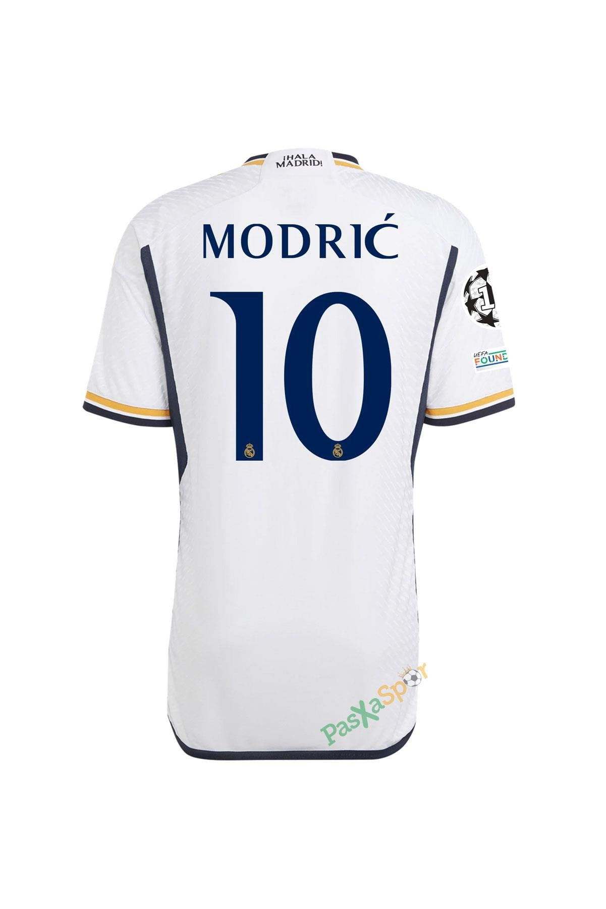 Yeni Sezon Real Madrid 2024 Modric İç Saha Şampiyonlar Ligi Maç Forması