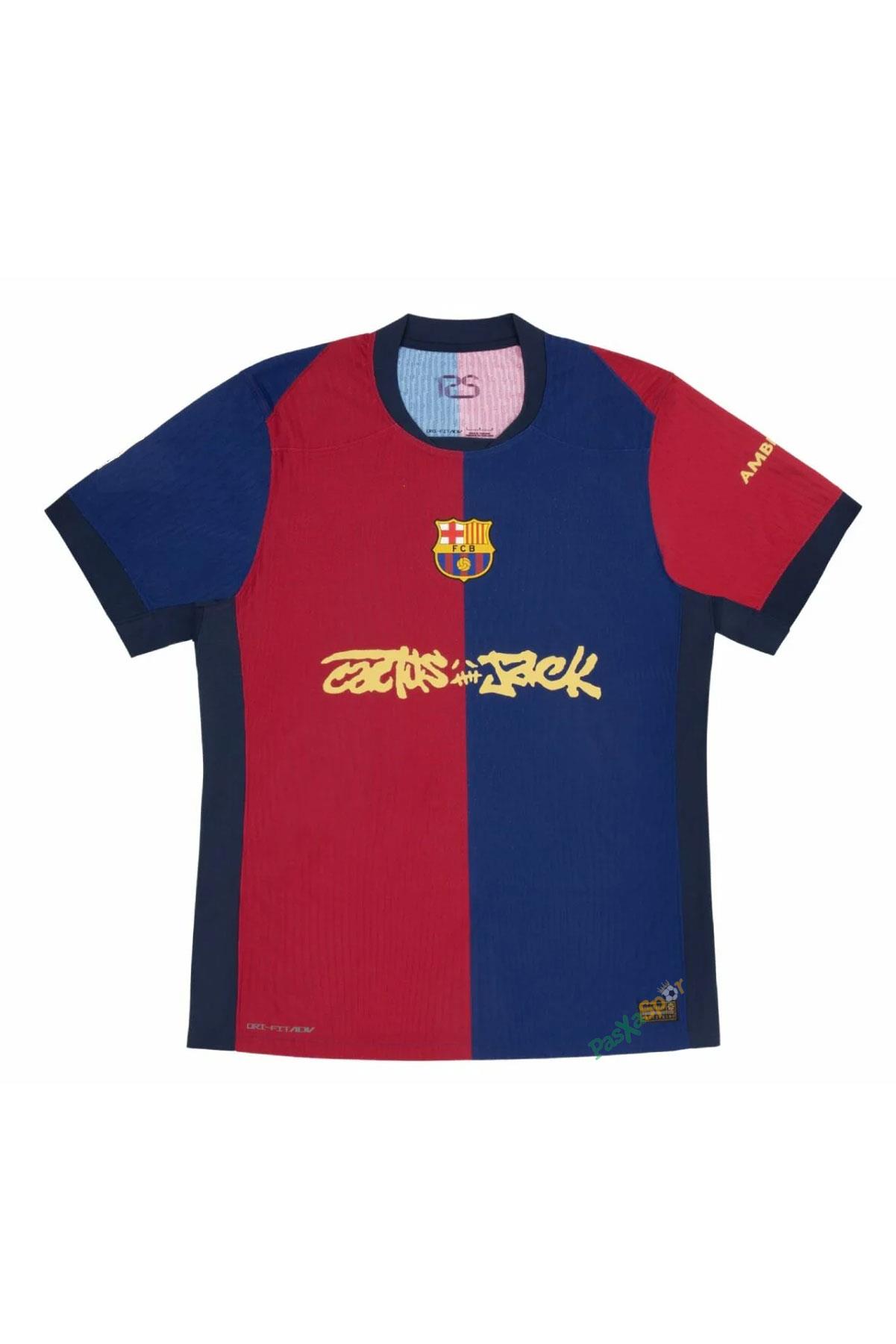 Yeni Sezon Travis Scott Barcelona Fc 2025 İç Saha Player  Versiyon Forması