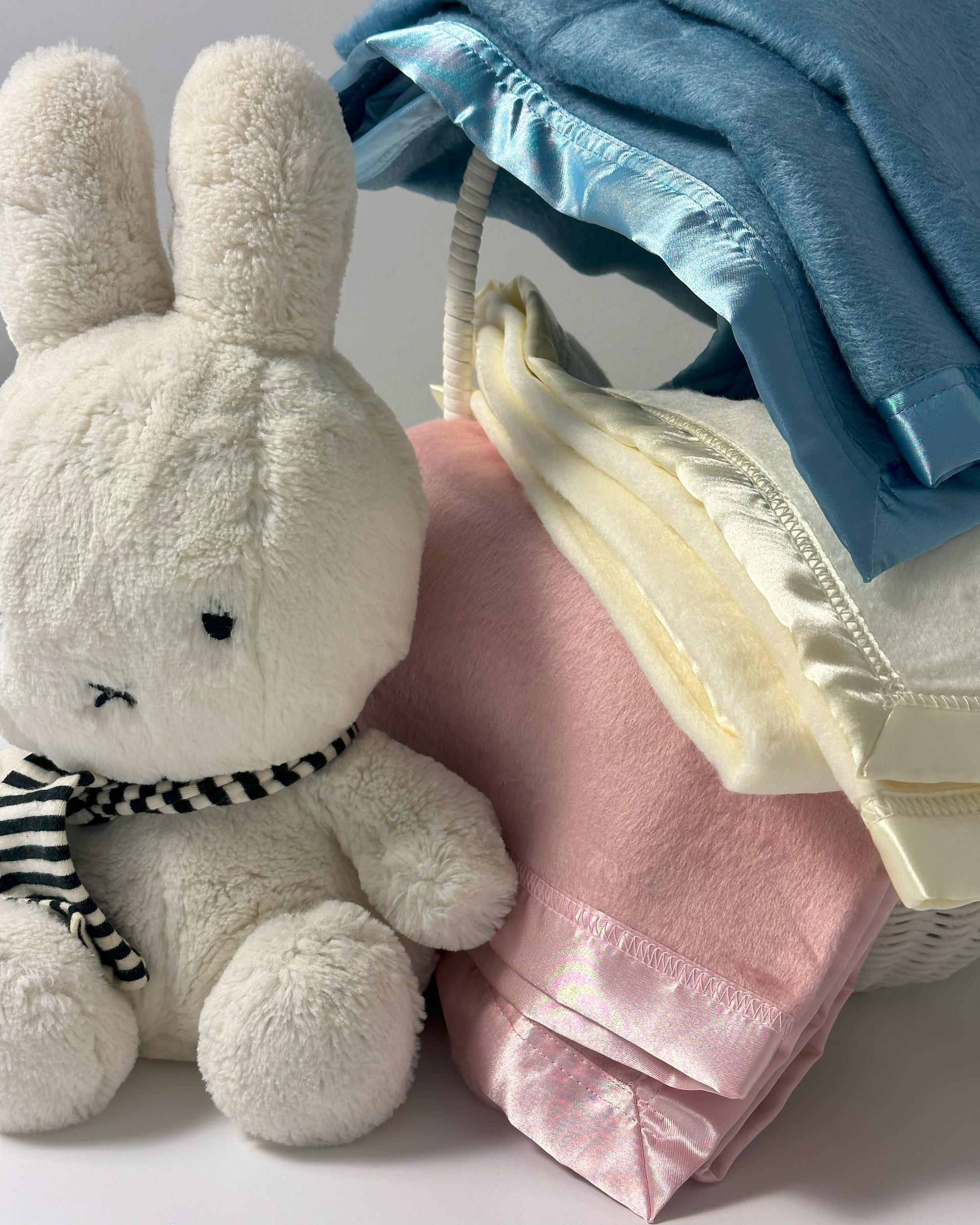 Açık Pembe Organik Bambu Bebek Battaniyesi