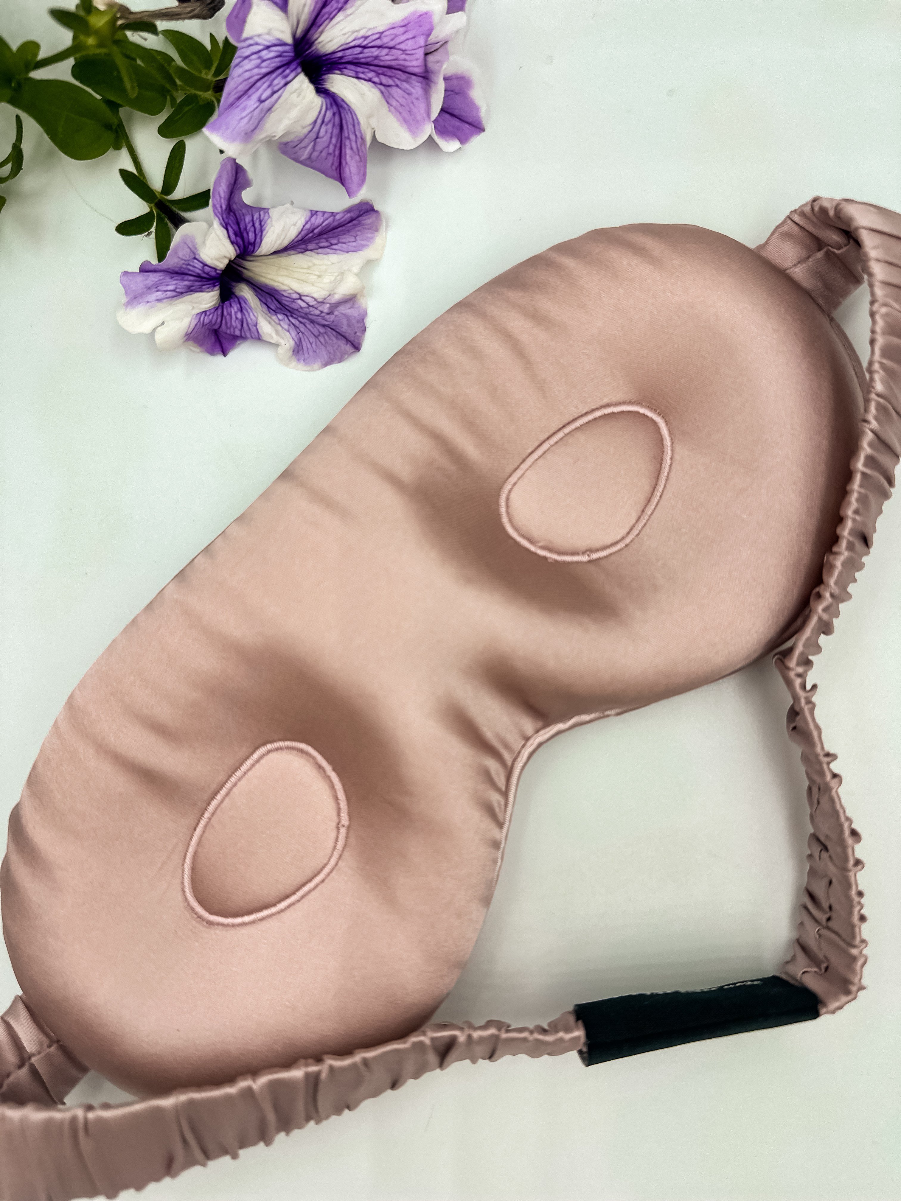  'Sleep & Glow' Üç Boyutlu Tam Karanlık Uyku Maskesi Göz Bandı (Gül Pembe)