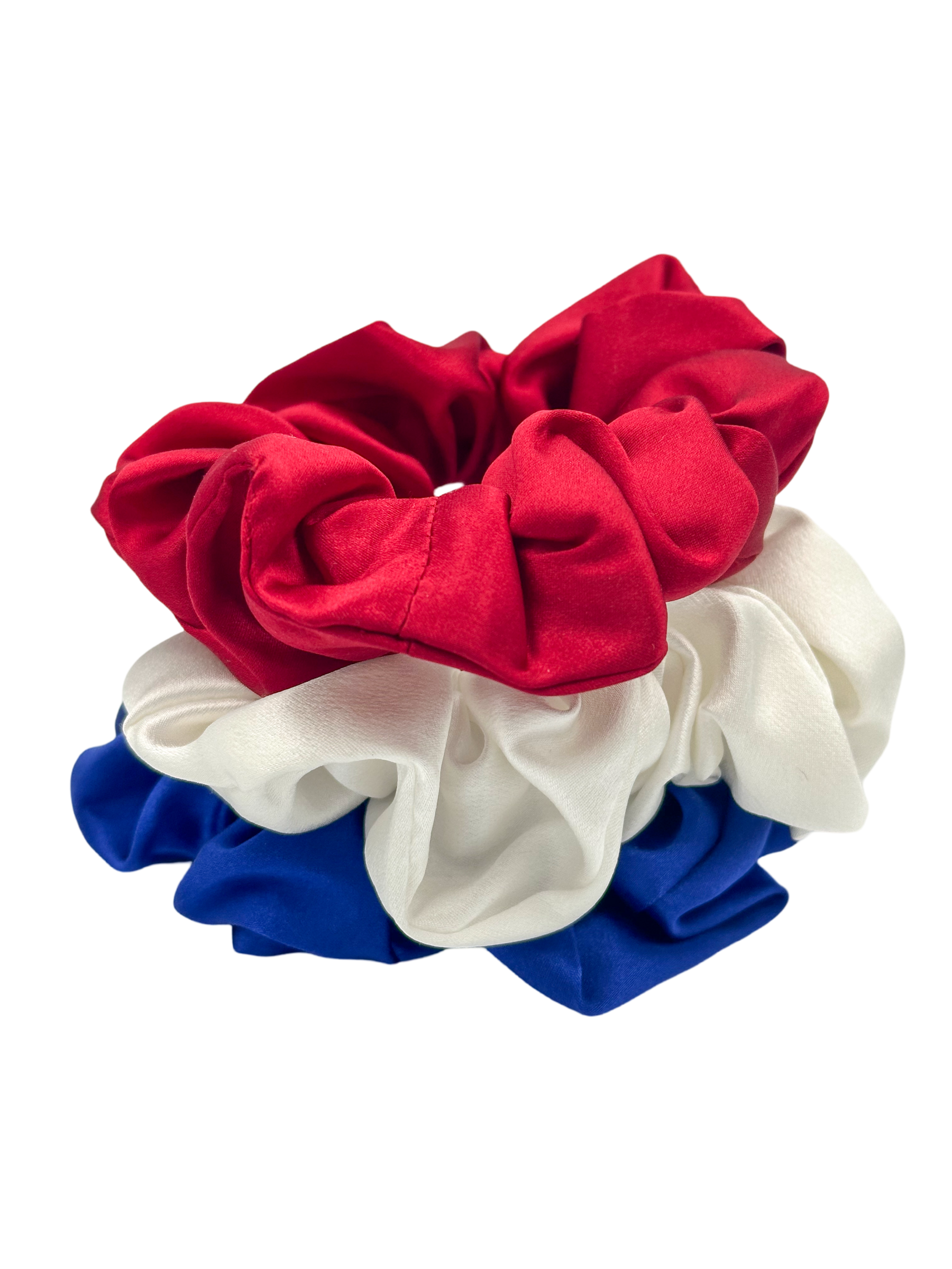 3'lü Orta Boy Saf İpek Saç Tokası Seti 