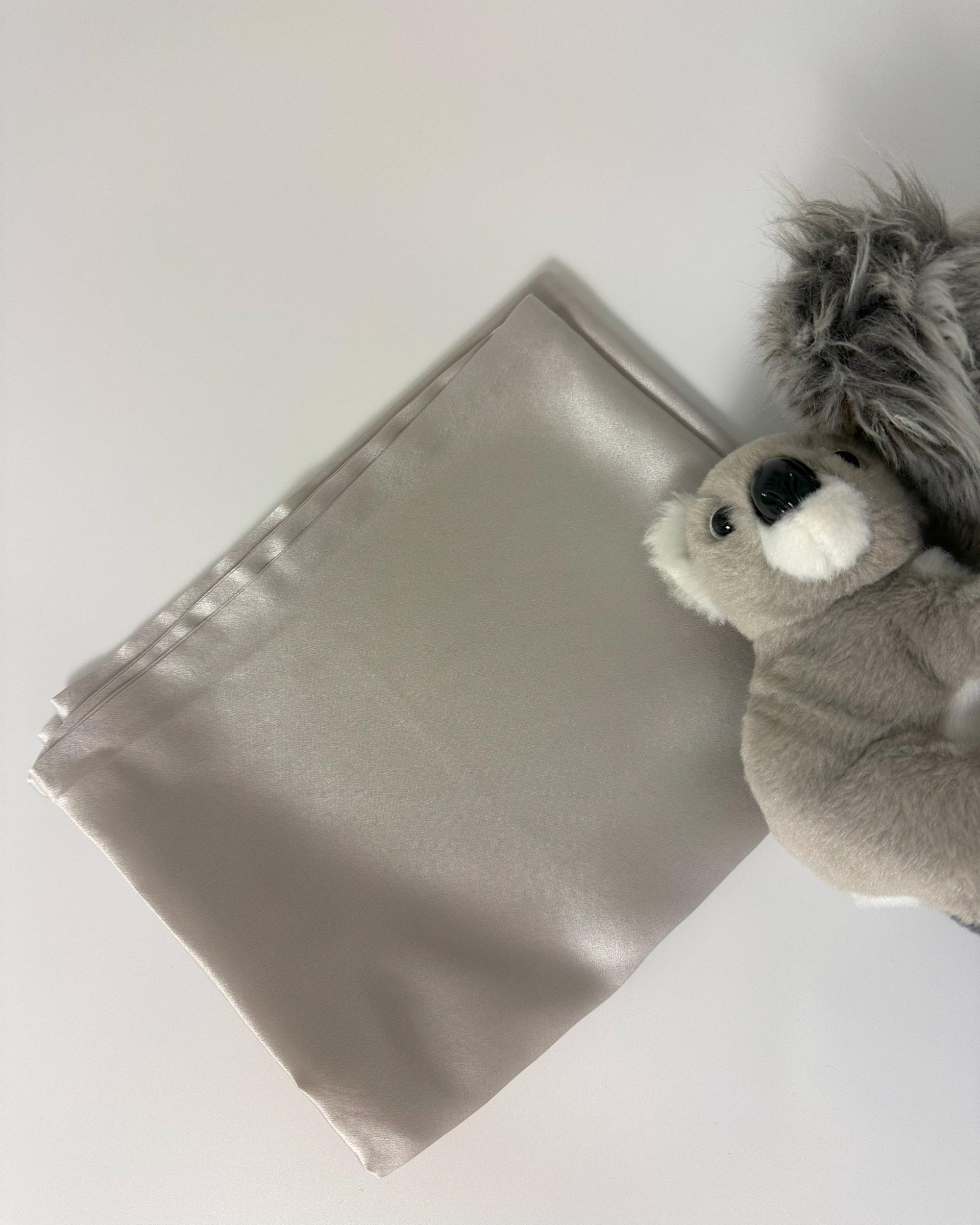Light Grey 22 Momme Baby Silk Pillowcase