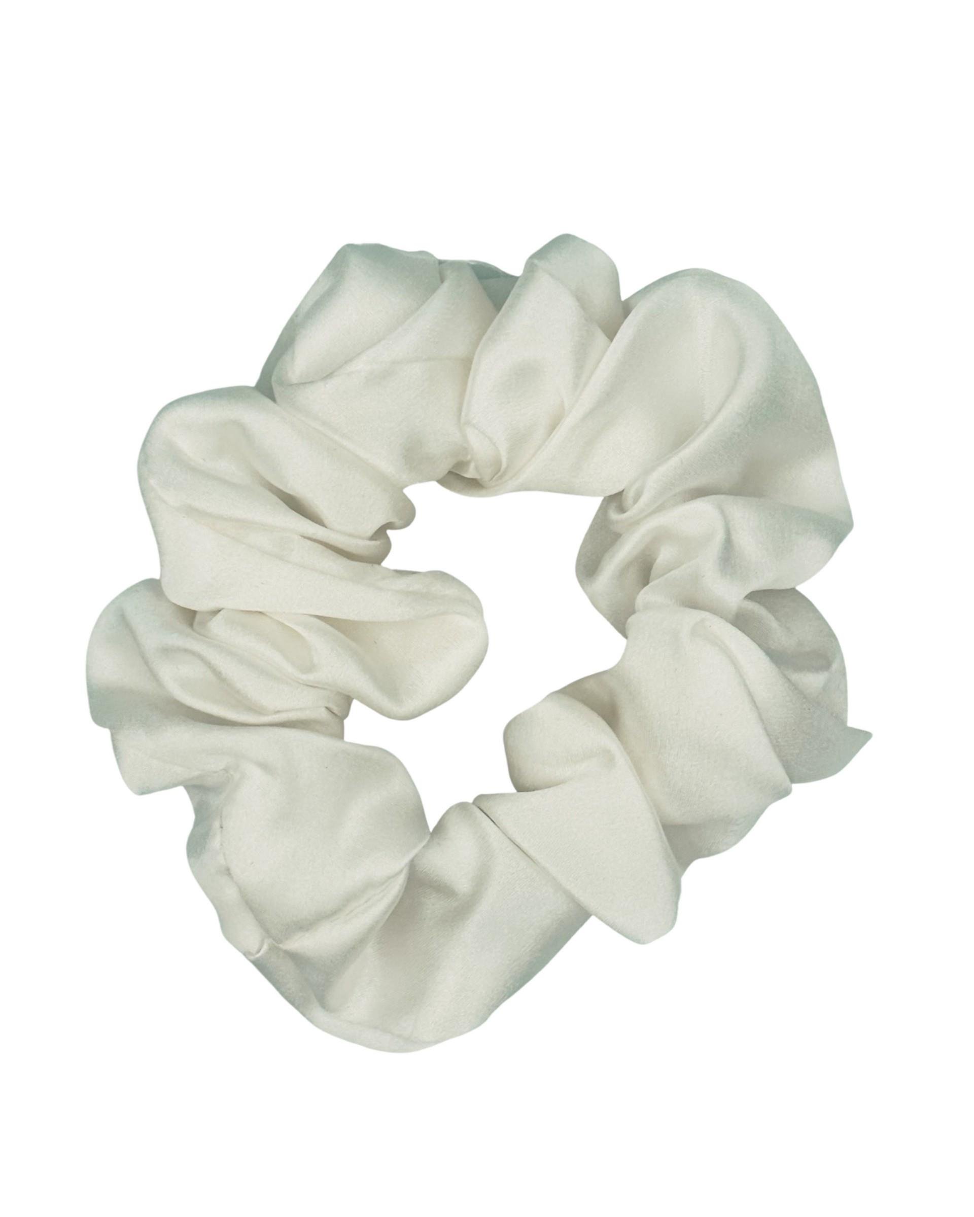 Ekru Saf İpek Saç Tokası Orta Boy