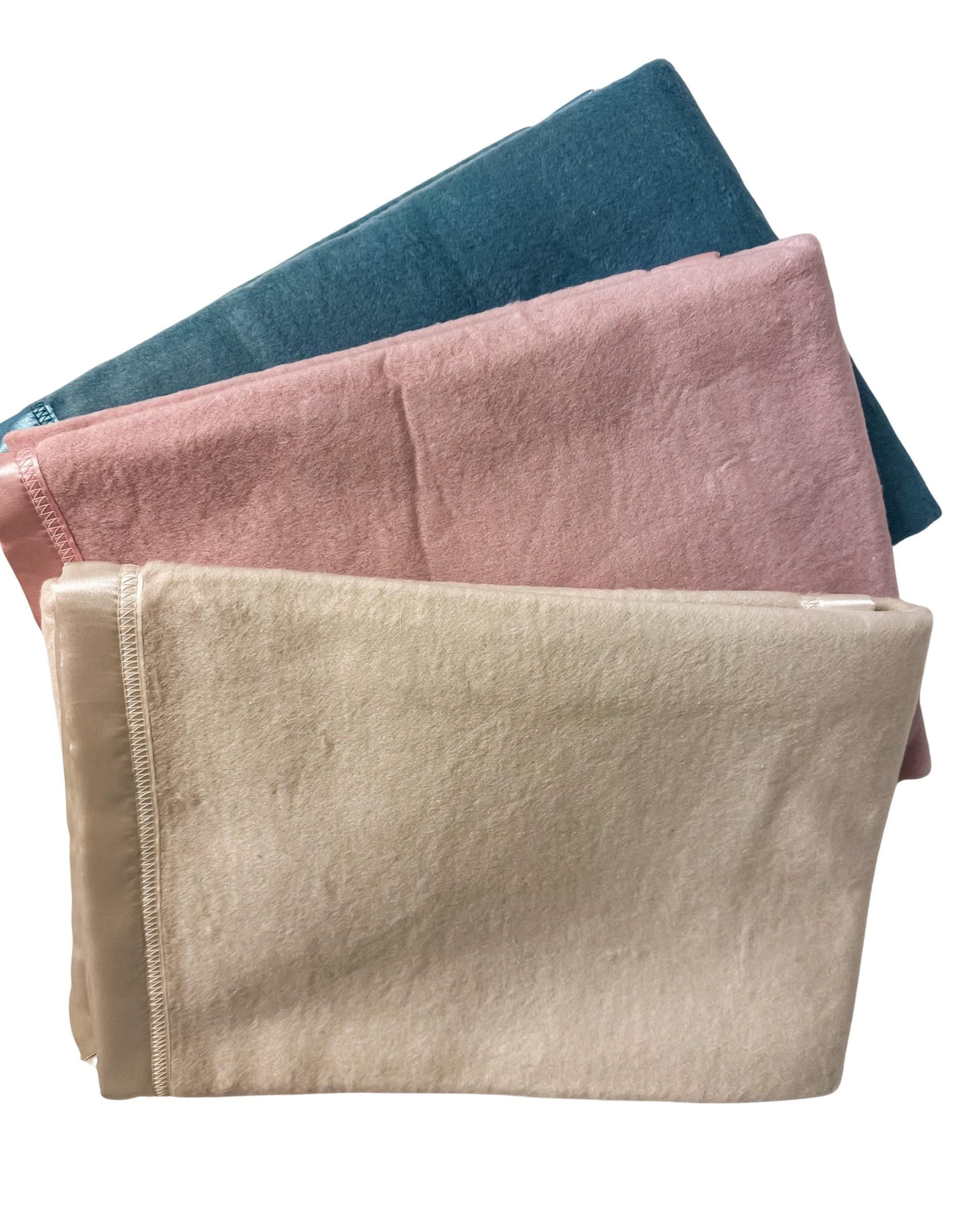 Ivory Satin Edged Pure Silk Baby Blanket
