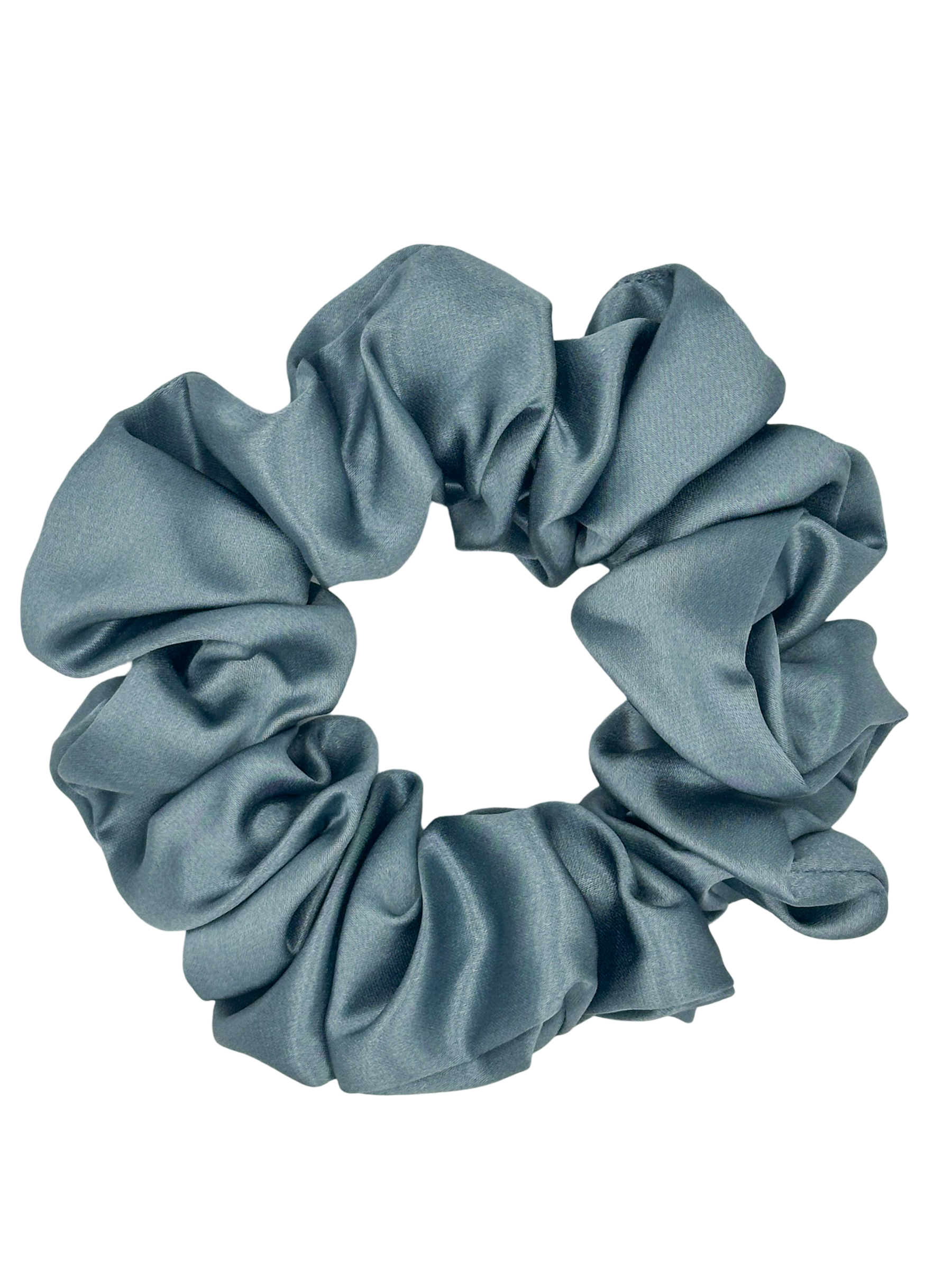 Gece Mavisi - Saf İpek Saç Tokası Orta Boy