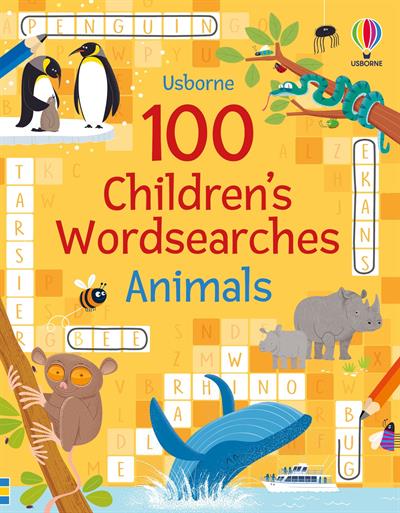 100 Children's Wordsearches: AnimalsAktivite KitaplarıUsborne Publishing