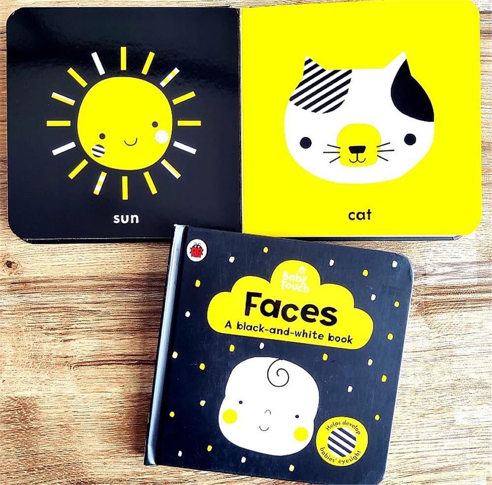 Baby Touch Black and White Book Faces 9780241391723 Fiyat & Satın Al