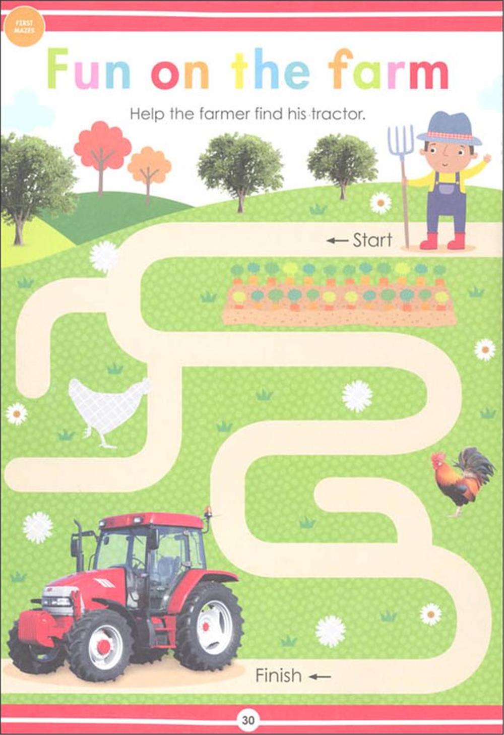 PreK Workbook Tracing and Mazes Big Skills Workbook 9781338531817