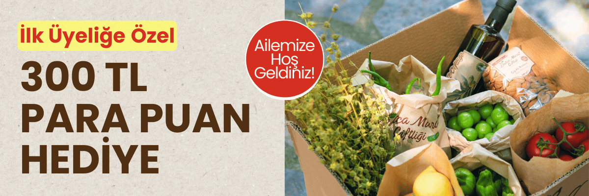 İlk Üyeliğe Özel 300 TL Para Puan Hediye