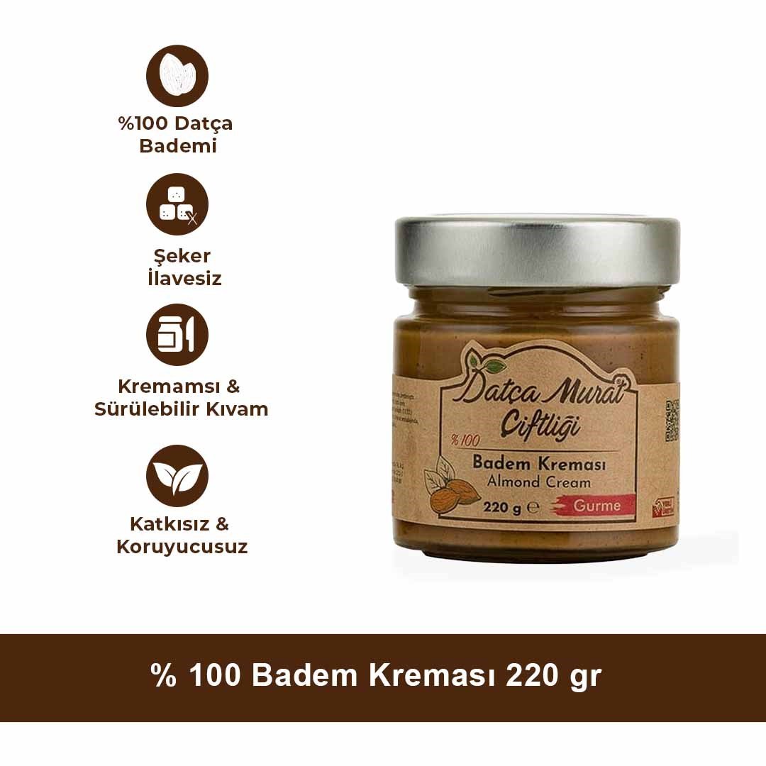% 100 Badem Kreması 220 Gr