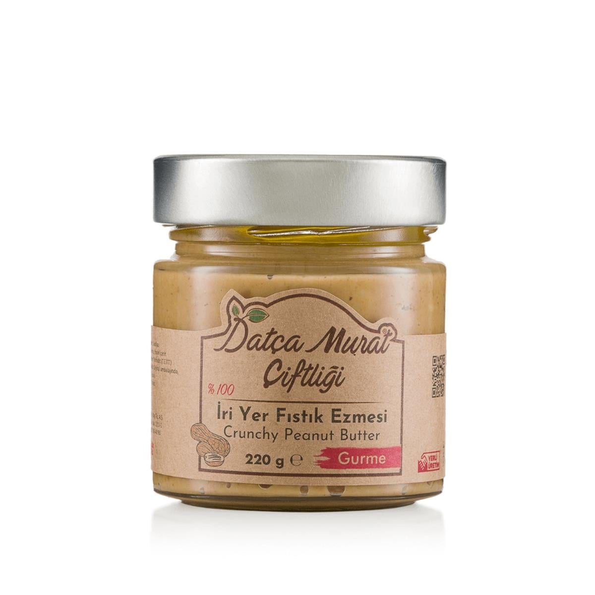 % 100  İri Yer Fıstığı Ezmesi 220 Gr