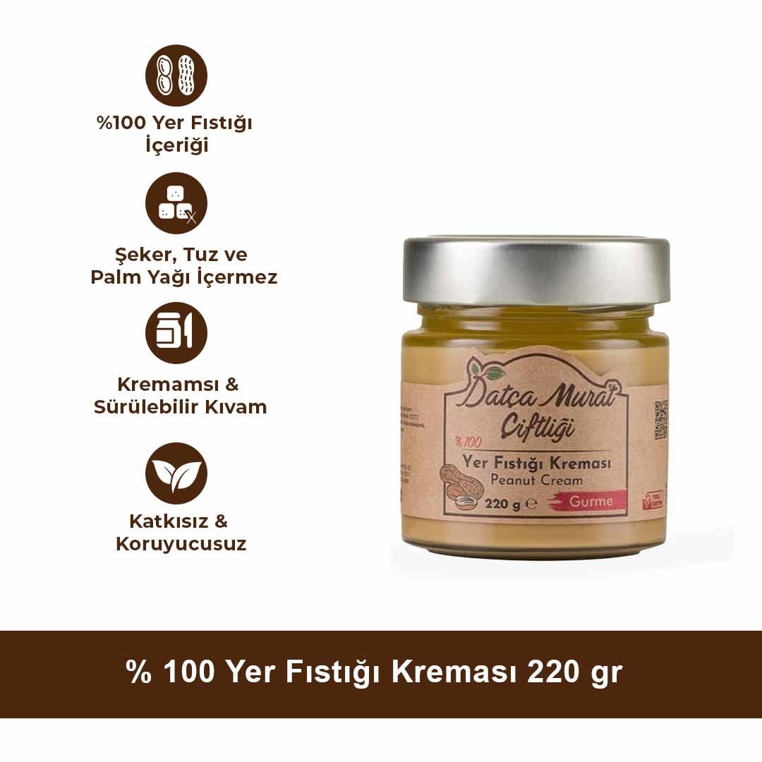 % 100 Yer Fıstıgı Kreması 220 gr
