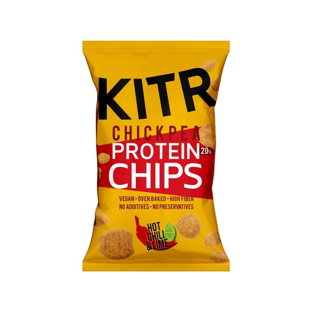 Acı Biberli ve Lime Çeşnili Proteinli Nohut Cipsi 50 gr - Kıtr