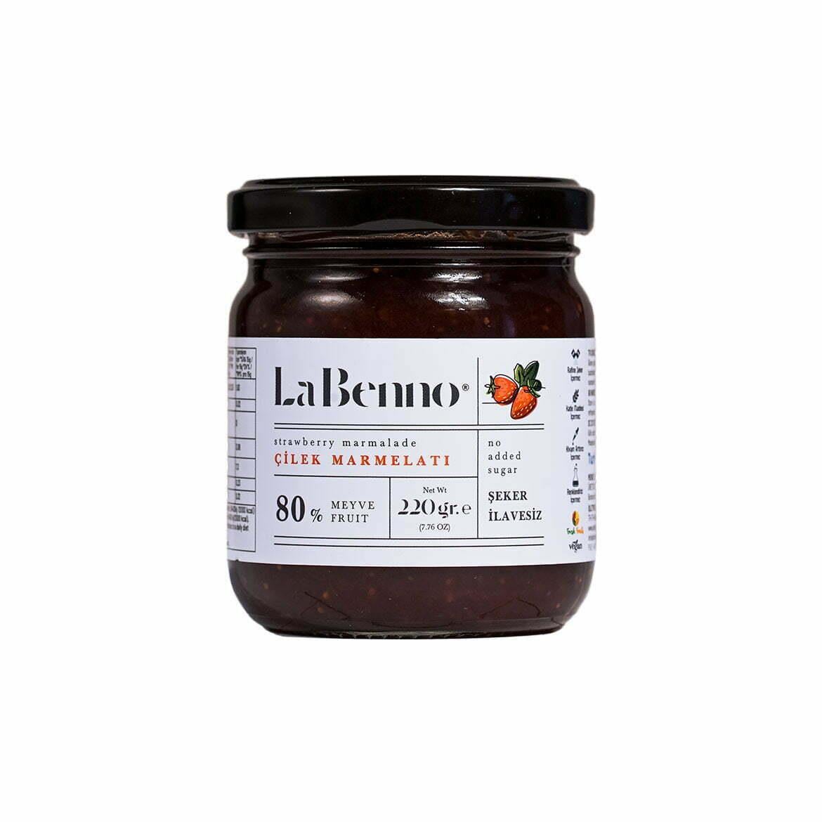 Atiye Laçin Çilek Marmelatı 220 gr