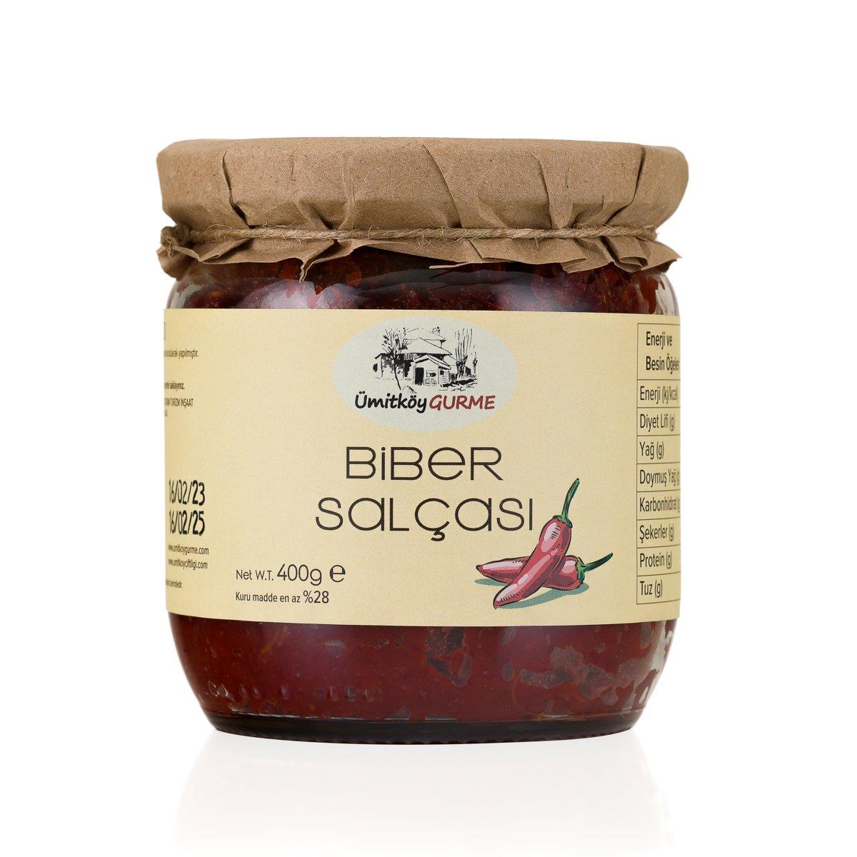 Biber Salçası 400 gr - Ümitköy Gurme