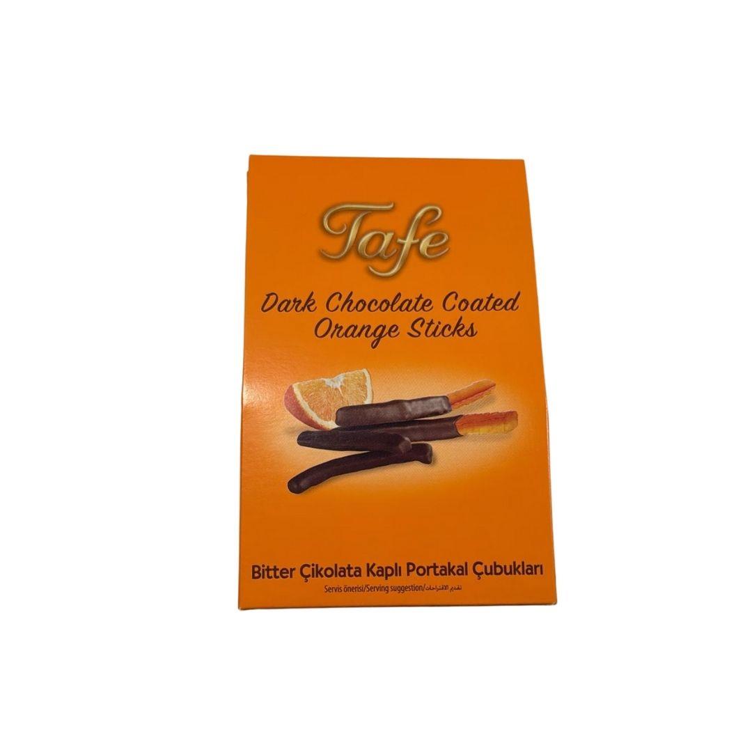 Bitte Çikolata kaplı portakal çubukları 65 gr -Tafe