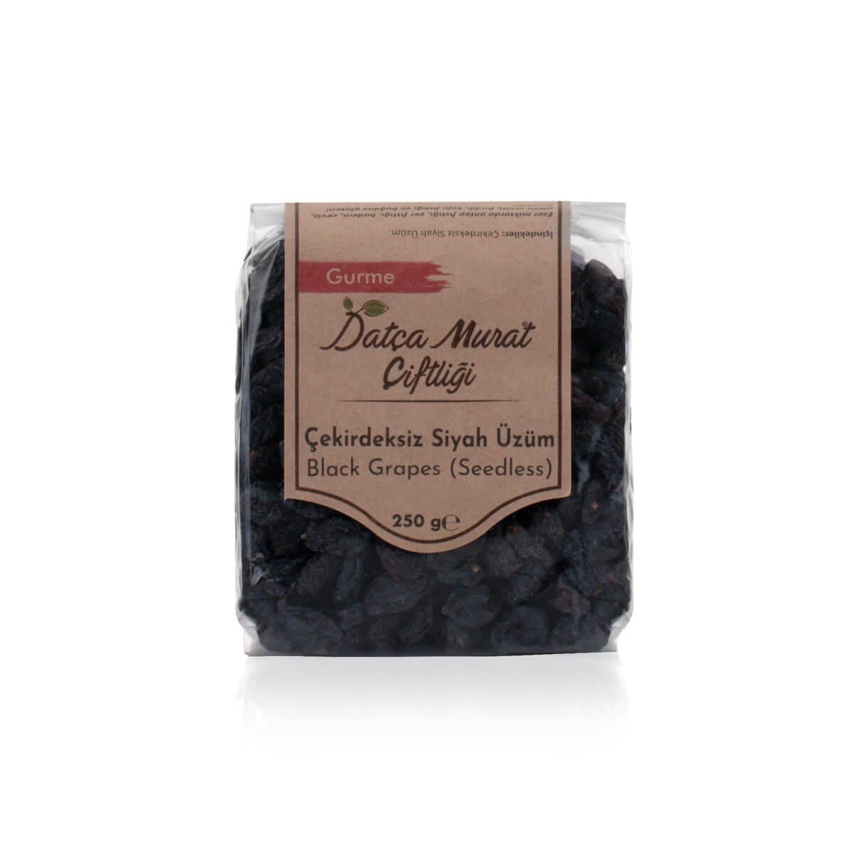 Çekirdeksiz Siyah Üzüm Kurusu 250 gr