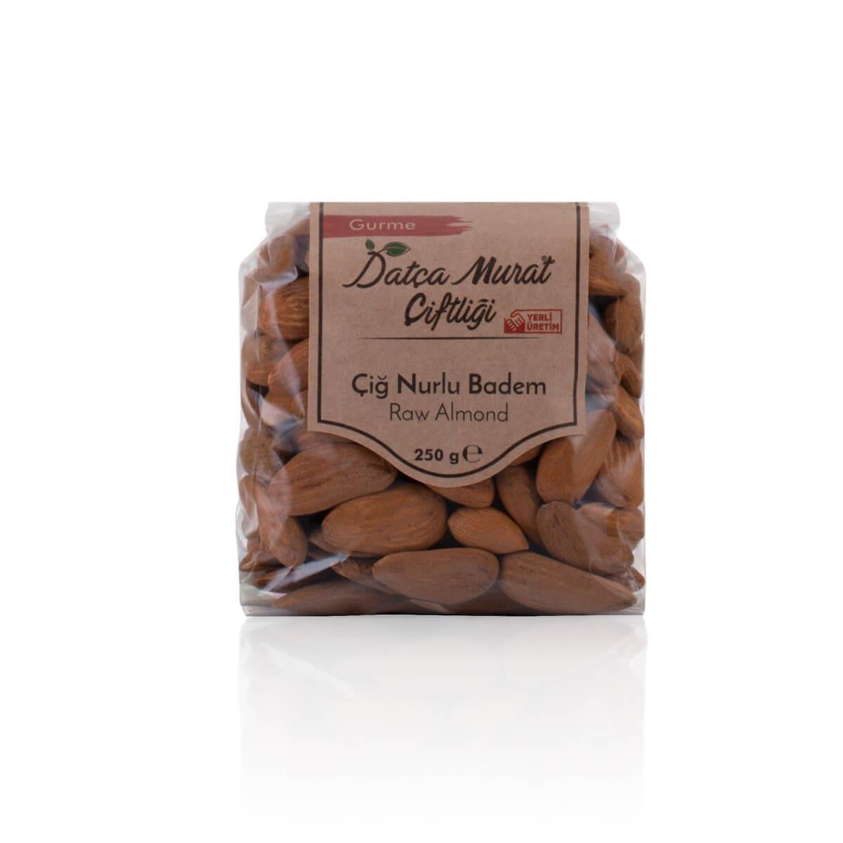 Çiğ Nurlu Badem 250 gr