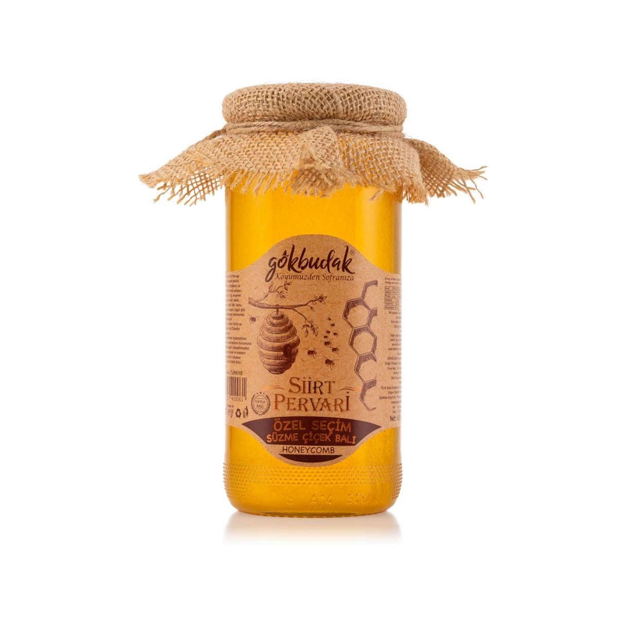 Gökbudak - Özel Seçim Süzme Çiçek Balı 650 gr