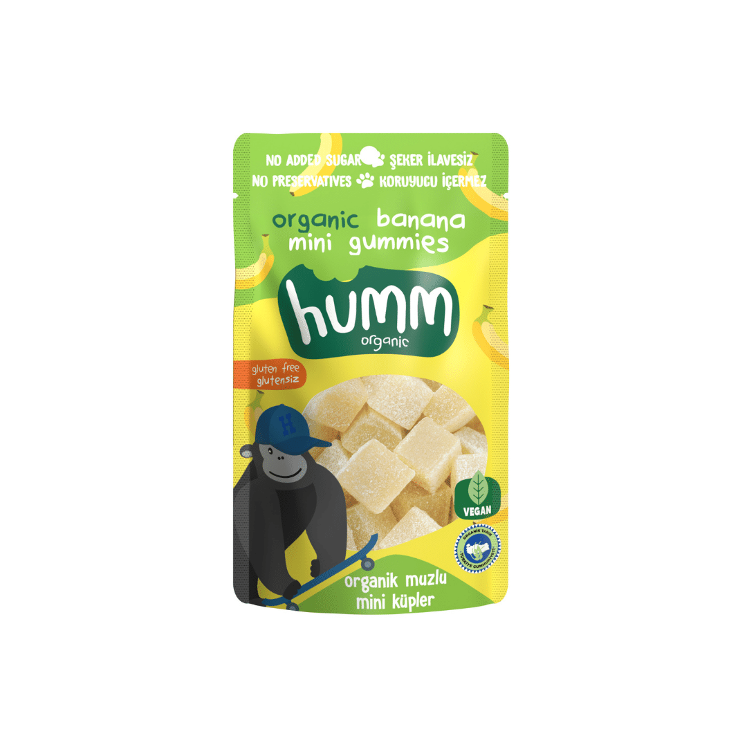 Humm Organic Muzlu Glutensiz Vegan Mini Küpler 30 gr
