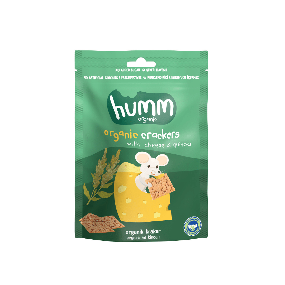 Humm Organic Peynirli Kinoalı Kraker 60 gr