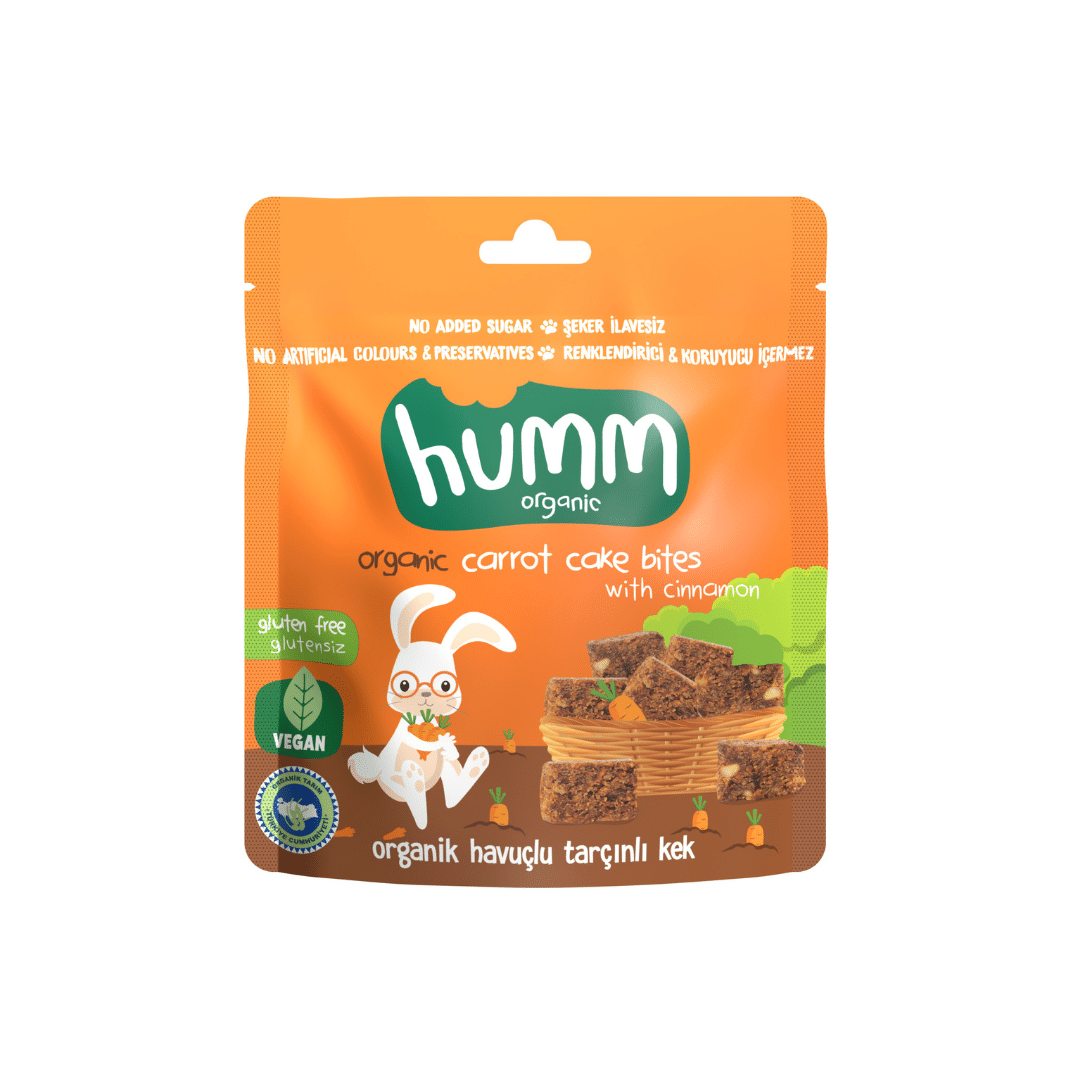 Humm Organik Havuçlu Tarçınlı Kek 30 gr