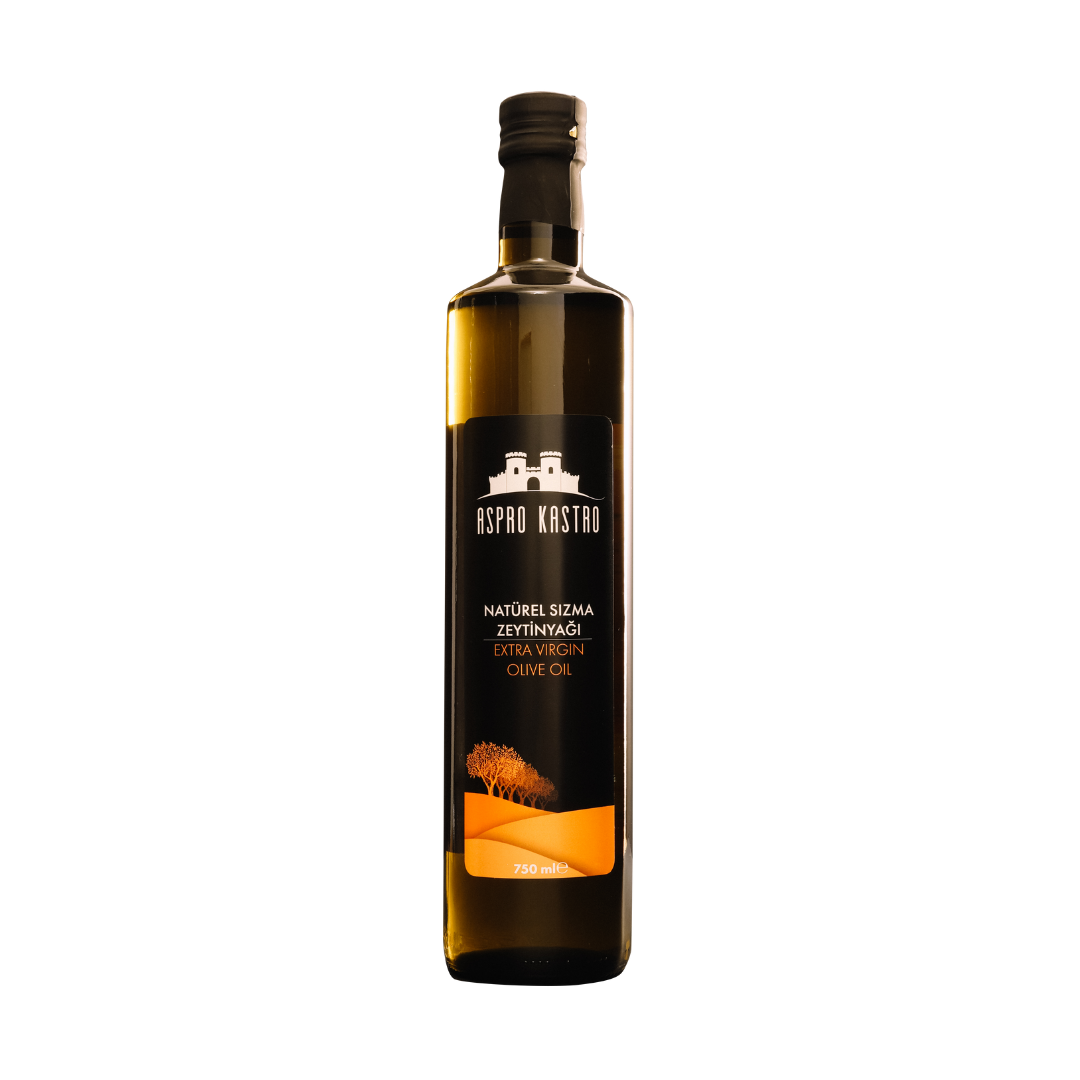 Olgun Hasat  Natürel Sızma Zeytinyağı Turuncu 750 Ml - Aspro Kastro