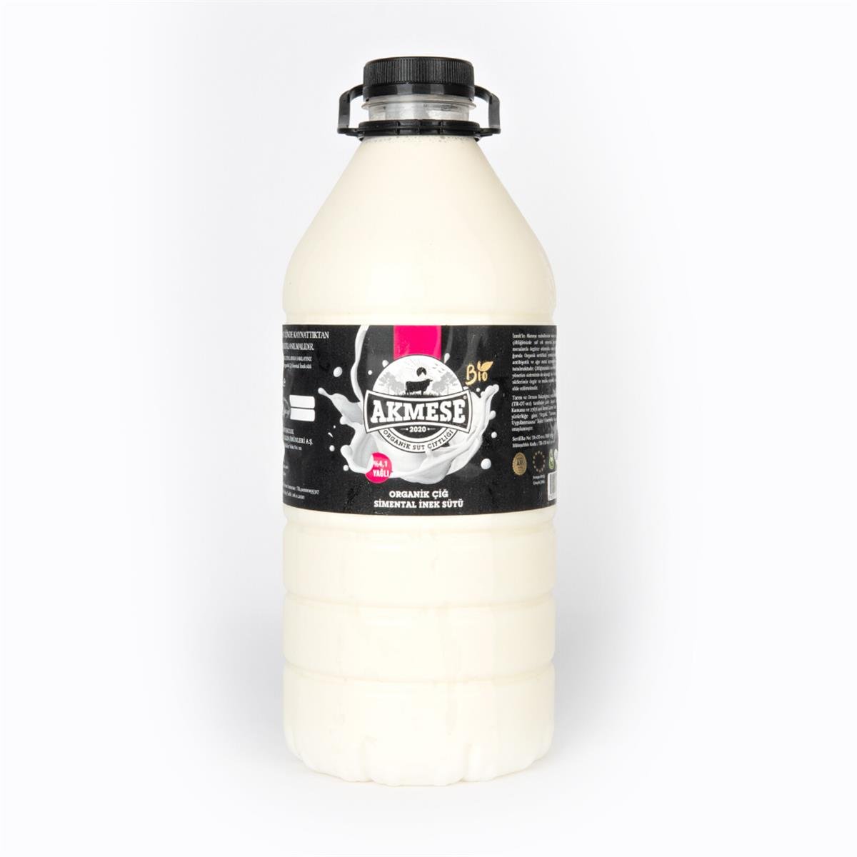 Organik 3 lt Pet Şişe Çiğ İnek Sütü - Akmeşe