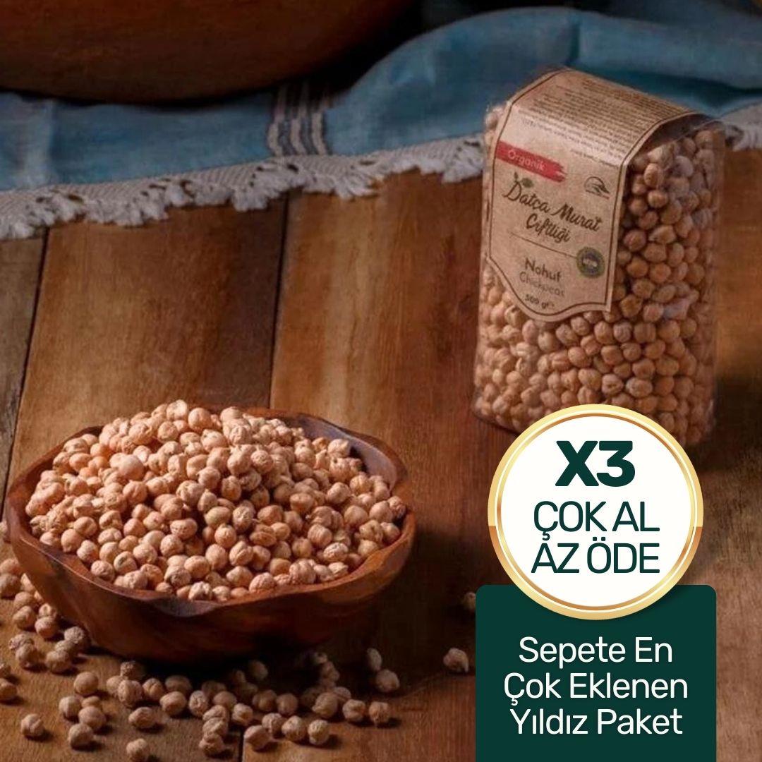 Organik Nohut Fırsat Kutusu (3' lü paket)