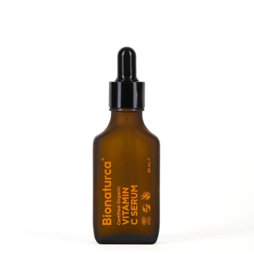 Organik Sertifikalı C Vitaminli Aydınlatıcı Yüz Serumu 30 ml-Bionaturca