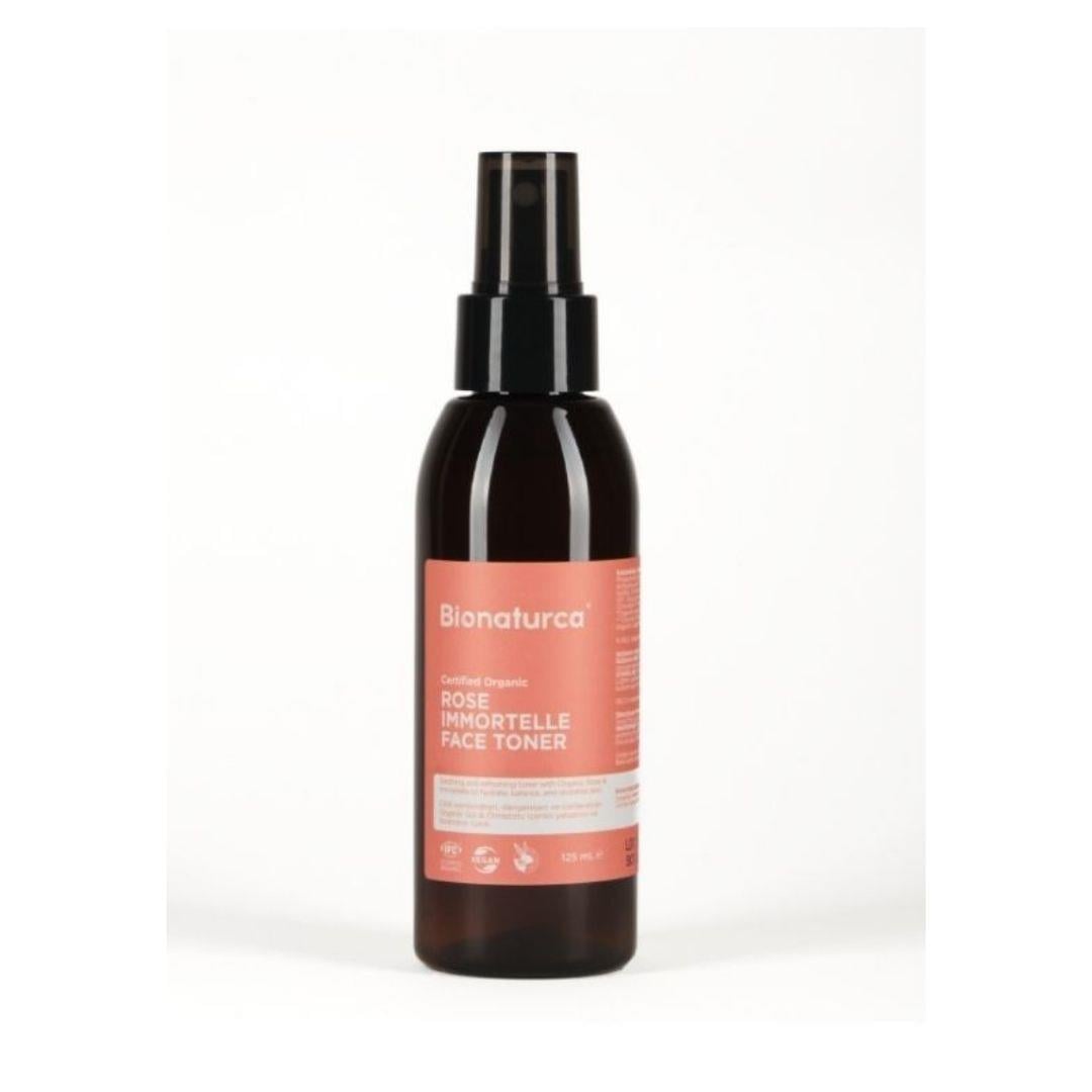 Organik Sertifikalı Gül & Ölmezçiçek Sıkılaştırıcı Toner 125 ml - Bionaturca