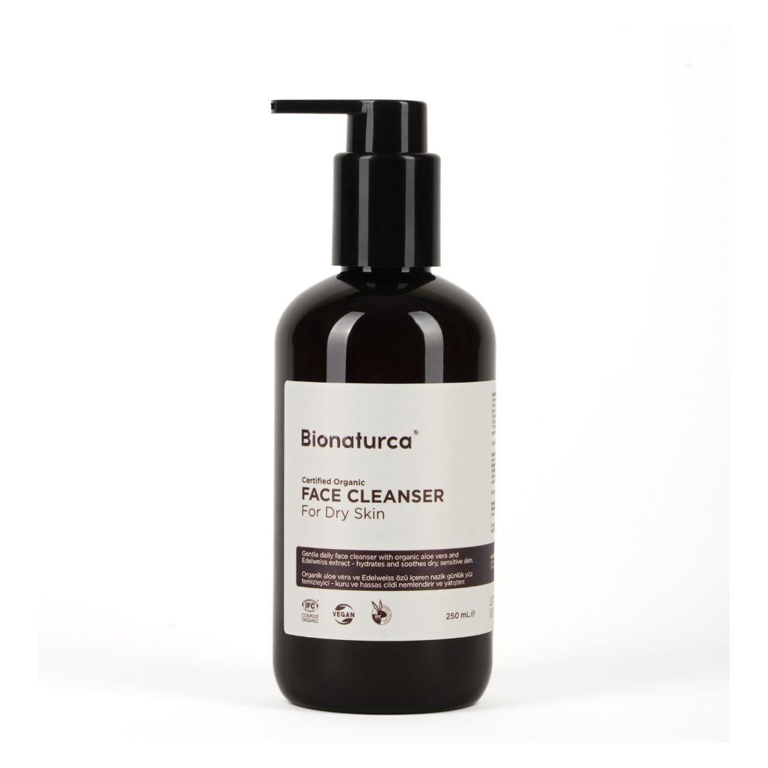 Organik Sertifikalı Kuru Ciltler İçin Yüz Temizleme Jeli 250 ml-Bionaturca