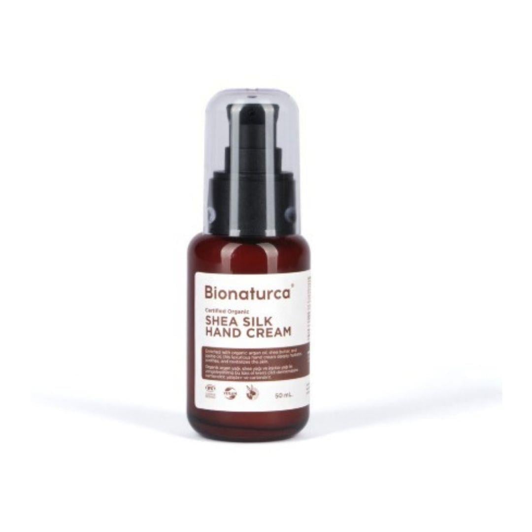 Organik Sertifikalı Shea Yağlı İpeksi El Kremi 50 ml - Bionaturca
