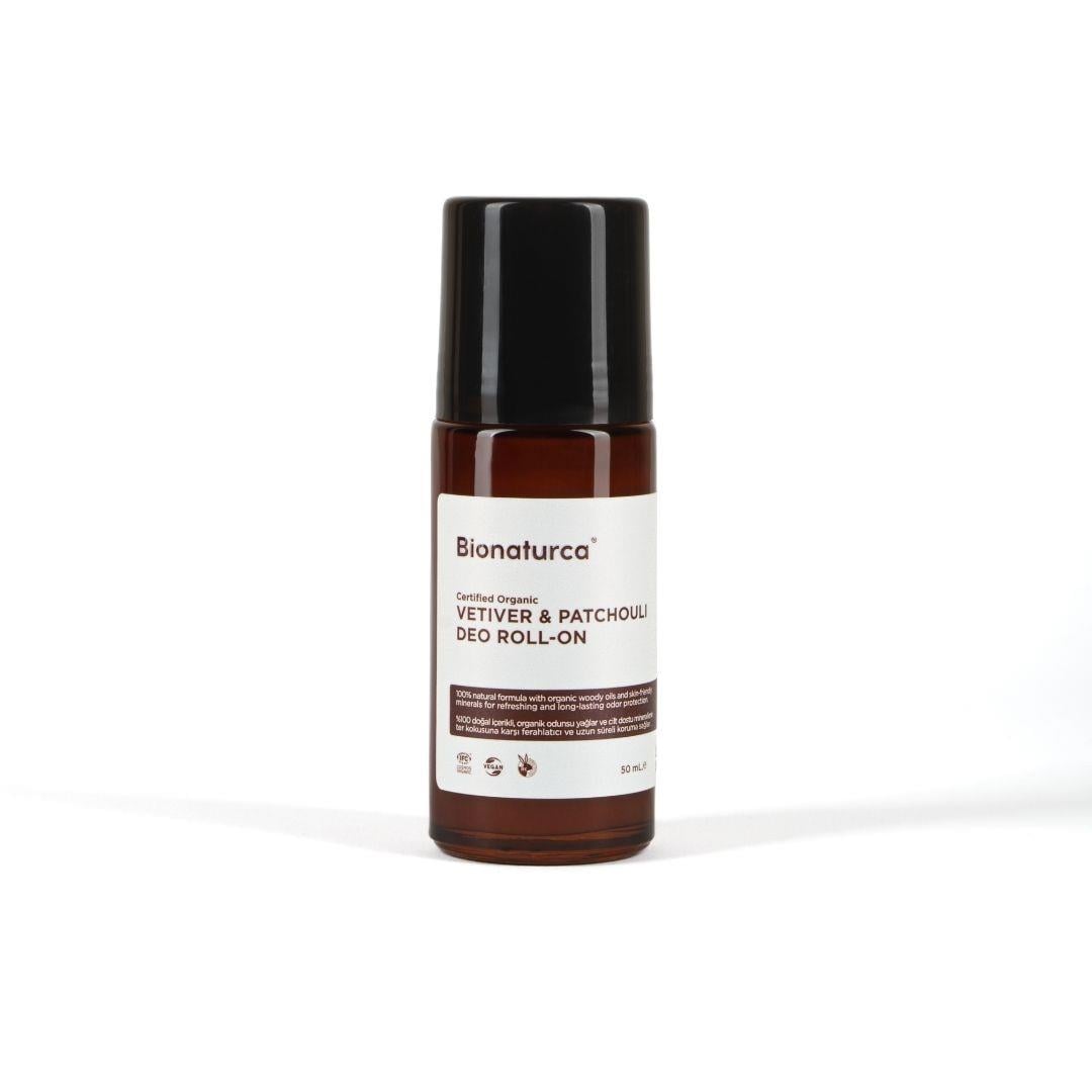 Organik Sertifikalı Vetiver & Paçuli Deo Roll-On 50 ml - Bionaturca
