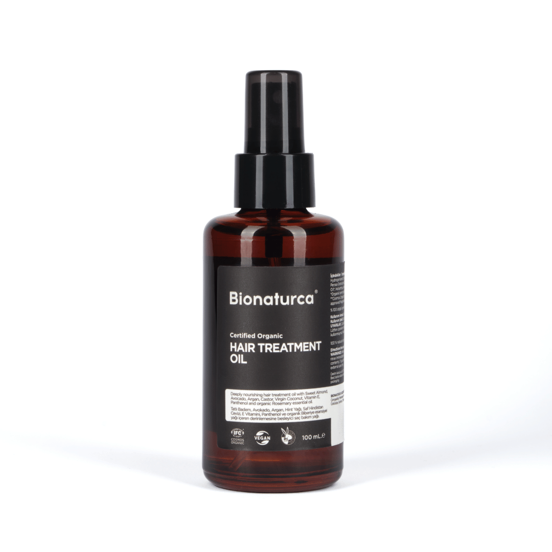 Organik Sertifikalı Yıpranma Karşıtı Canlandırıcı Saç Bakım Yağı 100 ml - Bionaturca
