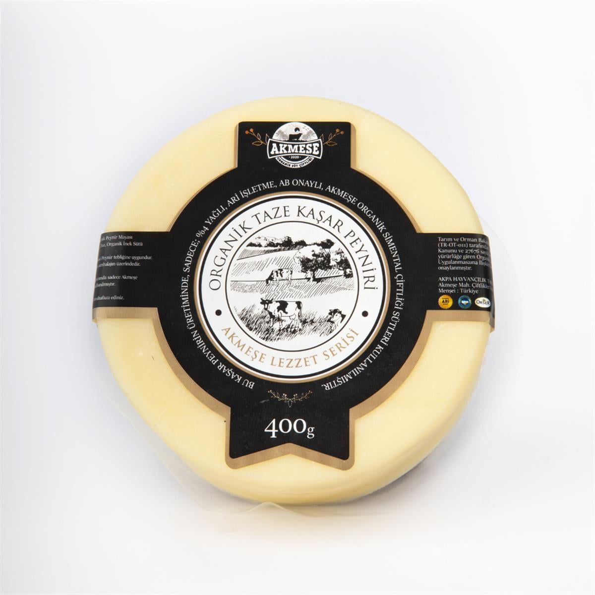 Organik Taze Kaşar Peyniri 400 gr - Akmeşe