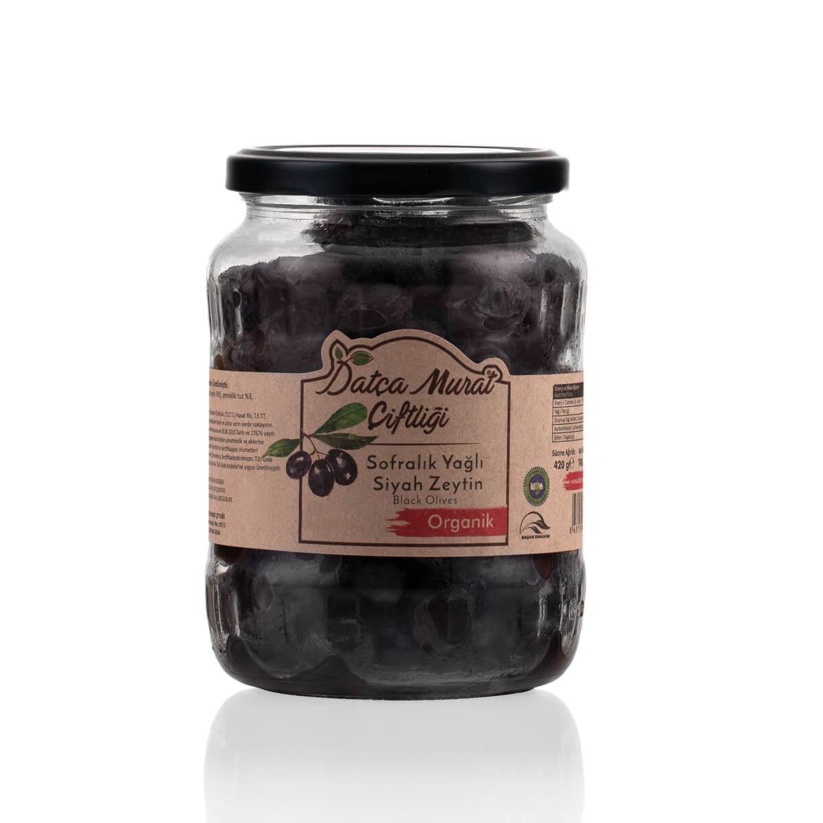 Organik Yağlı Sofralık Zeytin 420 gr