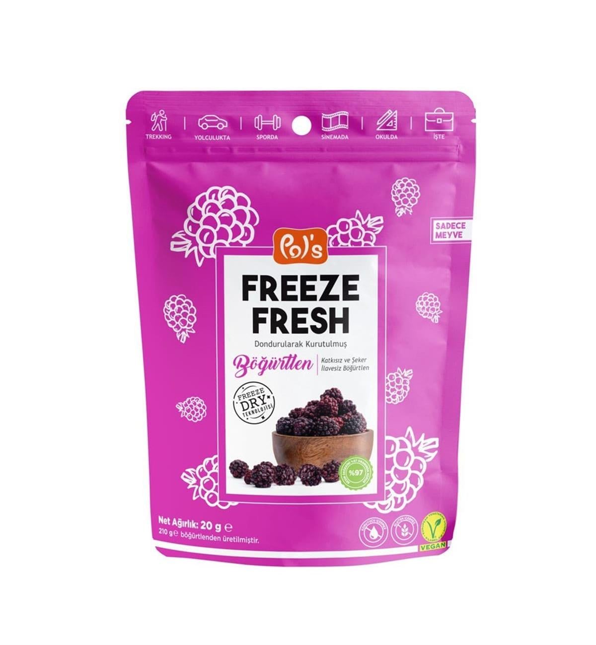 Pol's-Freeze Fresh  Böğürtlen 20 gr.