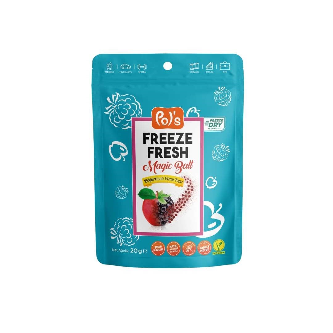 Pol's-Freeze Fresh Böğürtlenli Elma Topu 16 gr