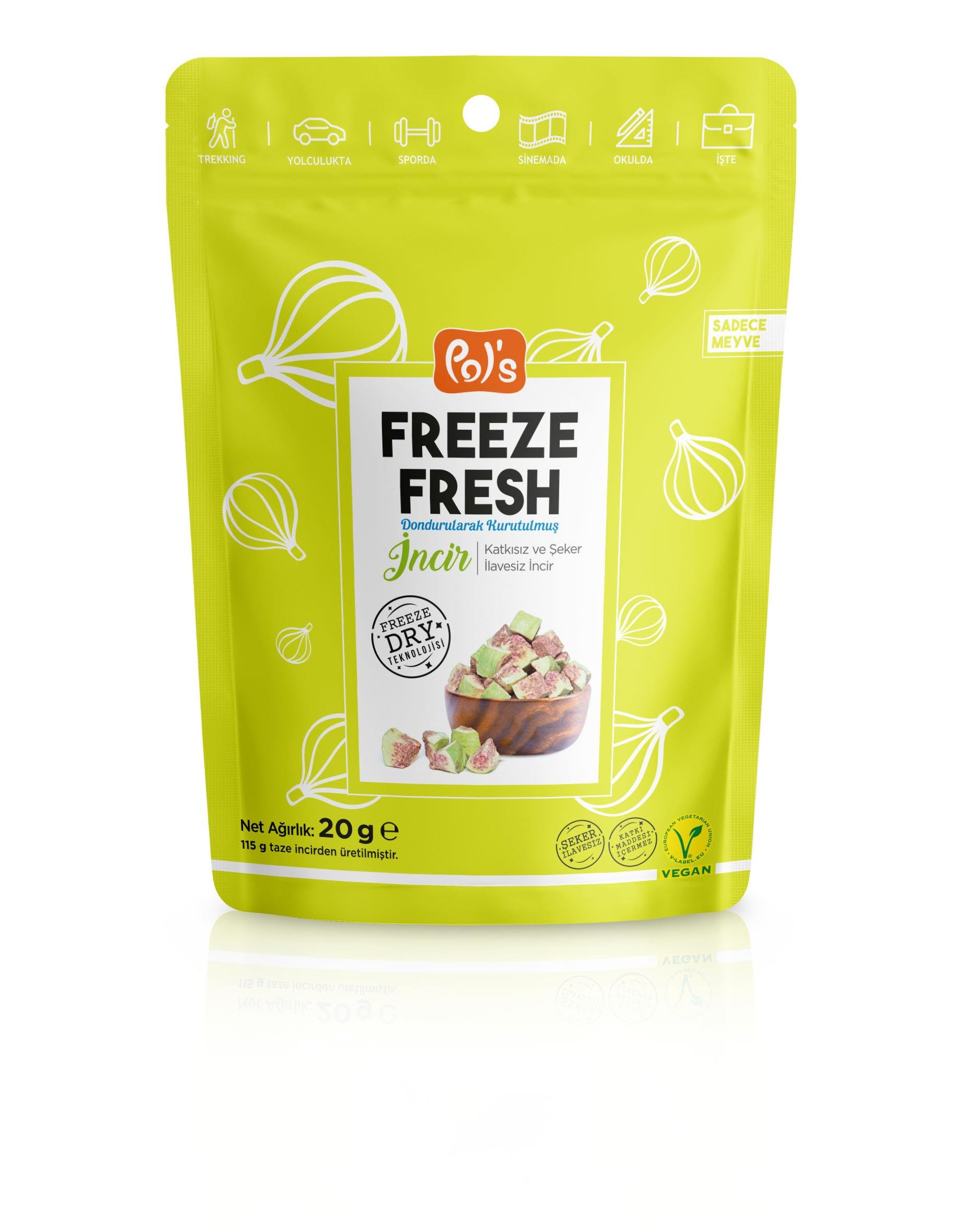 Pol's-Freeze Fresh İncir 20 gr
