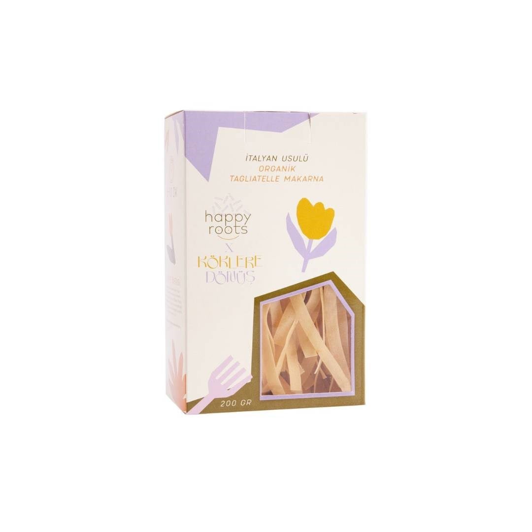 Taglietelle Organik Makarna Taglietelle 200 gr - Happy Roots