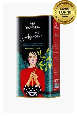 Ayvalık Erken Hasat Naturel Sızma Zeytinyağı 5 LT - Novavera