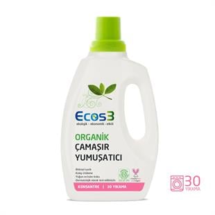 ECOS3 ORGANİK ÇAMAŞIR YUMUŞATICI (750 ML - 30 Yıkama)