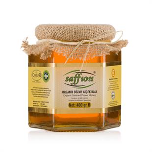 Saff 1011 Sertifikalı Organik Süzme Çiçek Balı 400 gr