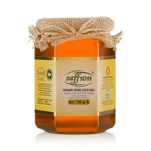 Saff 1011 Sertifikalı Organik Süzme Çiçek Balı 700 gr