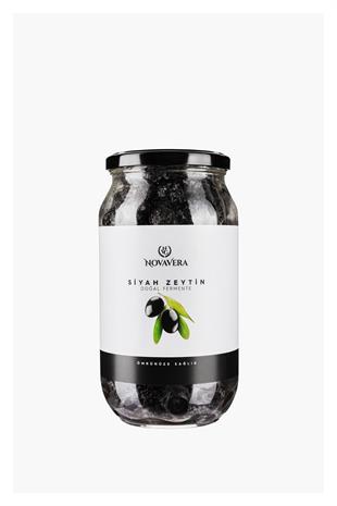 Siyah Zeytin 1 lt (cam kavanoz) - Novavera