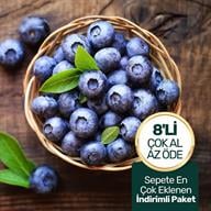 Yerli Yaban Mersini 125 gr ( 8 'li Paket )