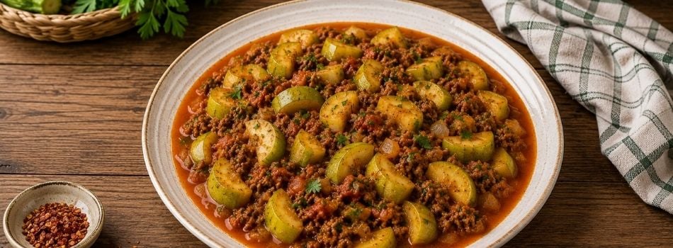 Kıymalı Kabak Yemeği Tarifi