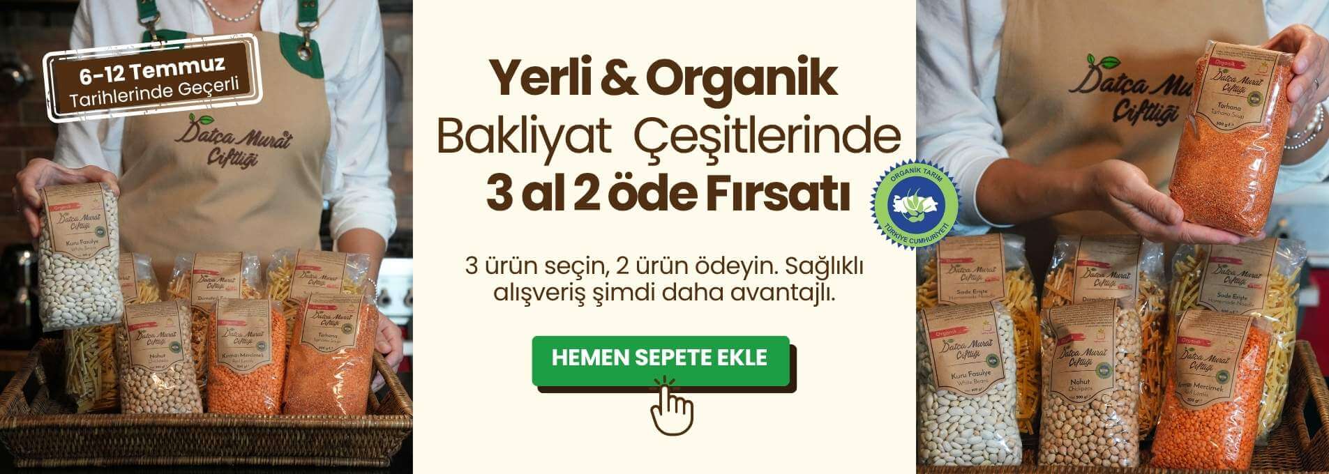 Bakliyatta 3 al 2 öde
